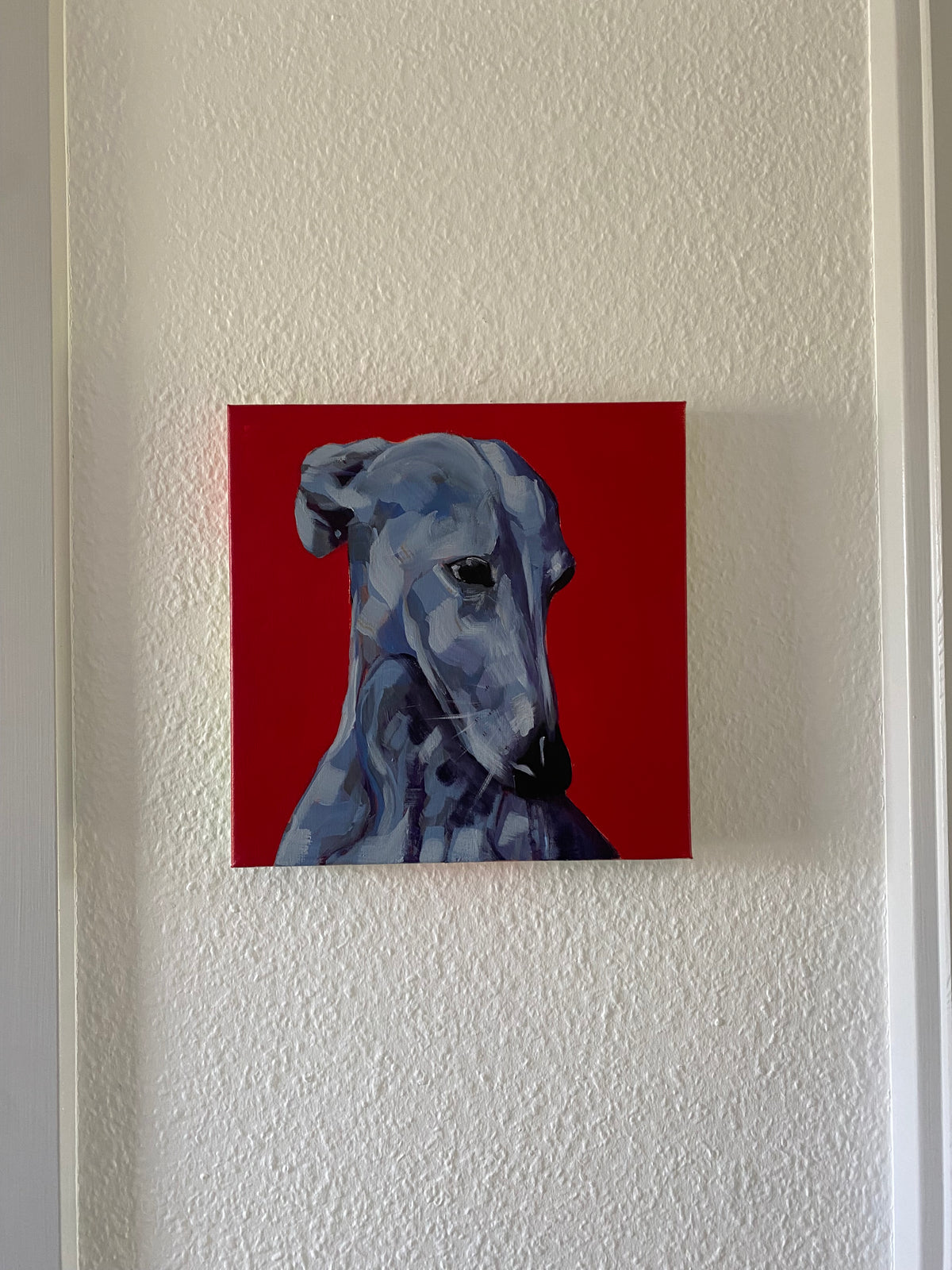 "Greyhound Blues" 30x30cm