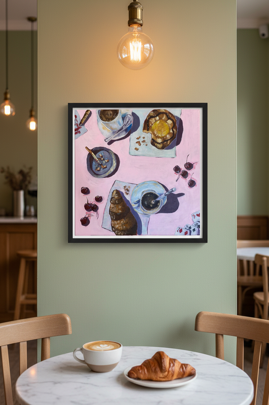Coffee Date – café sort ramme