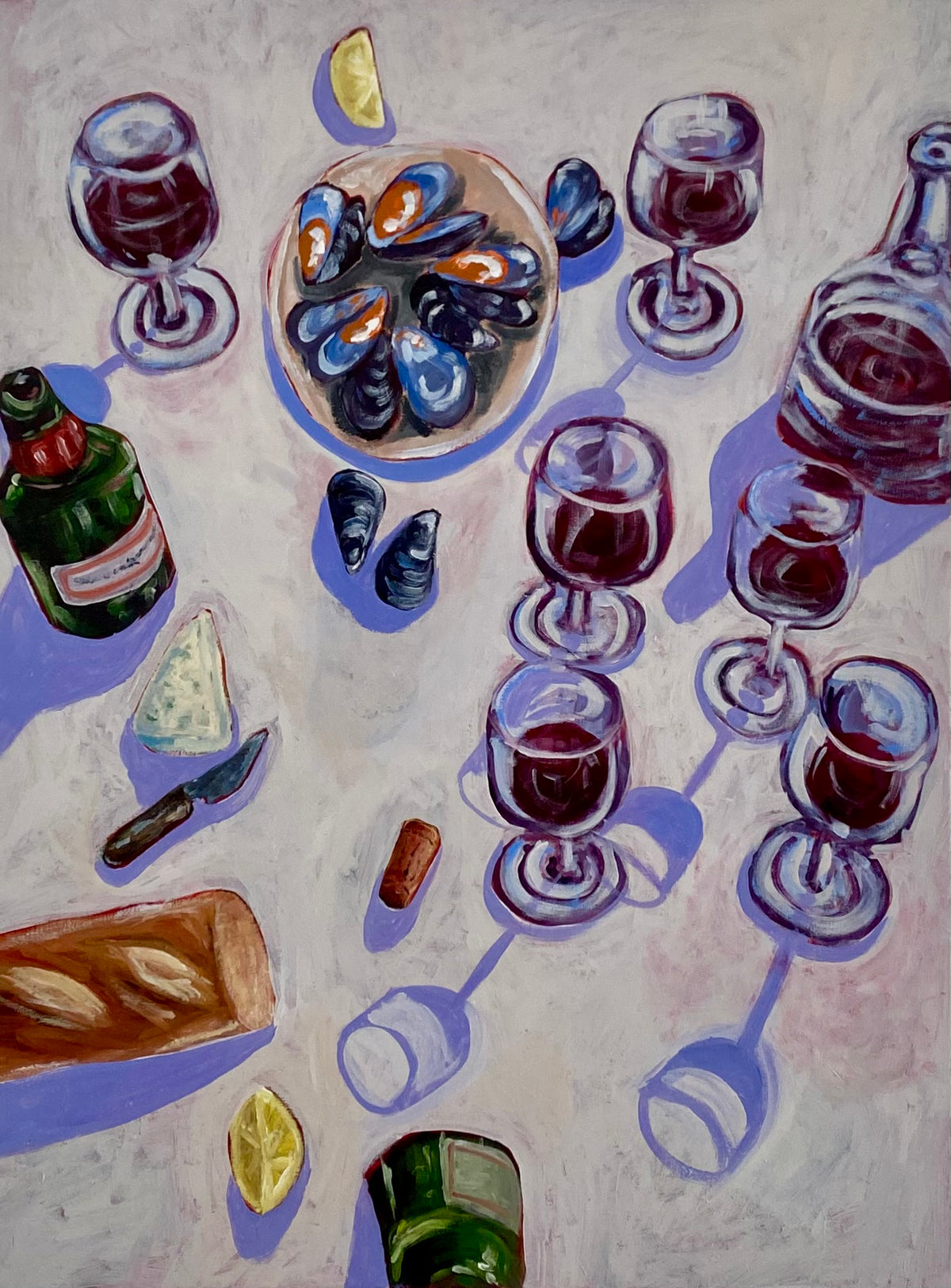 “Dinner In Italy” 60x80cm