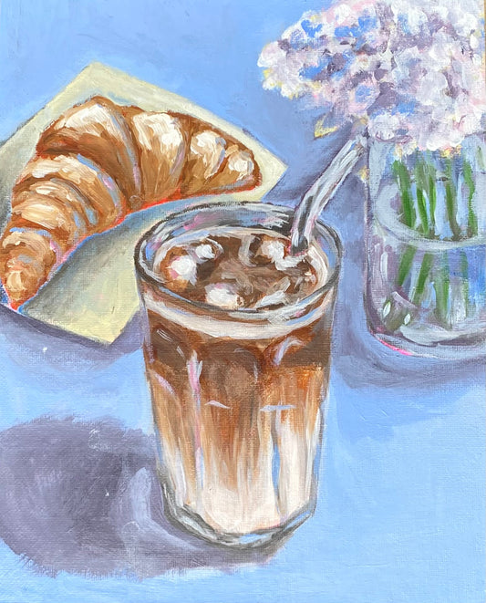 "Slow Mornings" 20x25cm