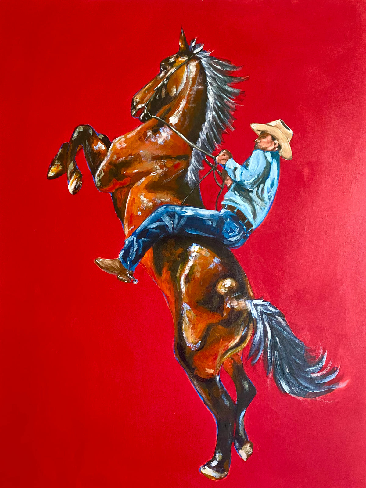 "Cowboy" 60x80cm